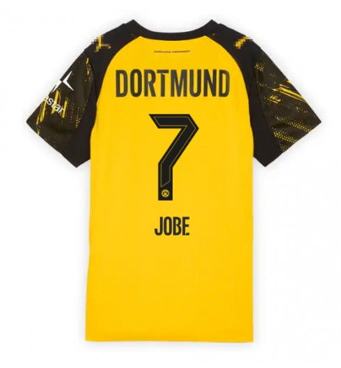 Borussia Dortmund Jobe Bellingham #7 Domácí Dres pro Dámské 2025-26 Krátký Rukáv Borussia Dortmund Jobe Bellingham #7 Domácí Dres pro Dámské 2025-26 Krátký Rukáv